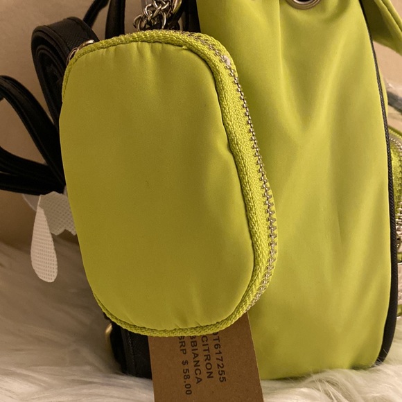 NWT Steve Madden Small Neon Green Mini Backpack - Picture 6 of 15